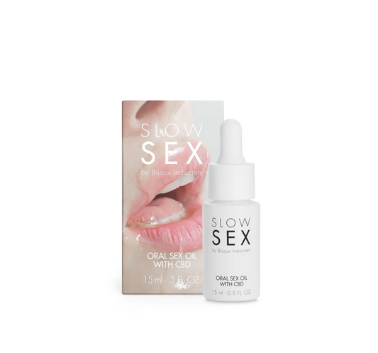 Olio per il sesso orale al CBD - SLOW SEX