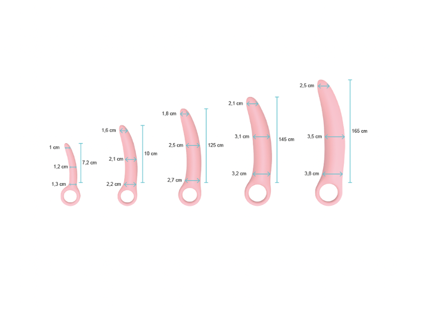 Dilatatori vaginali Set da 5 pezzi - INTIMICHIC